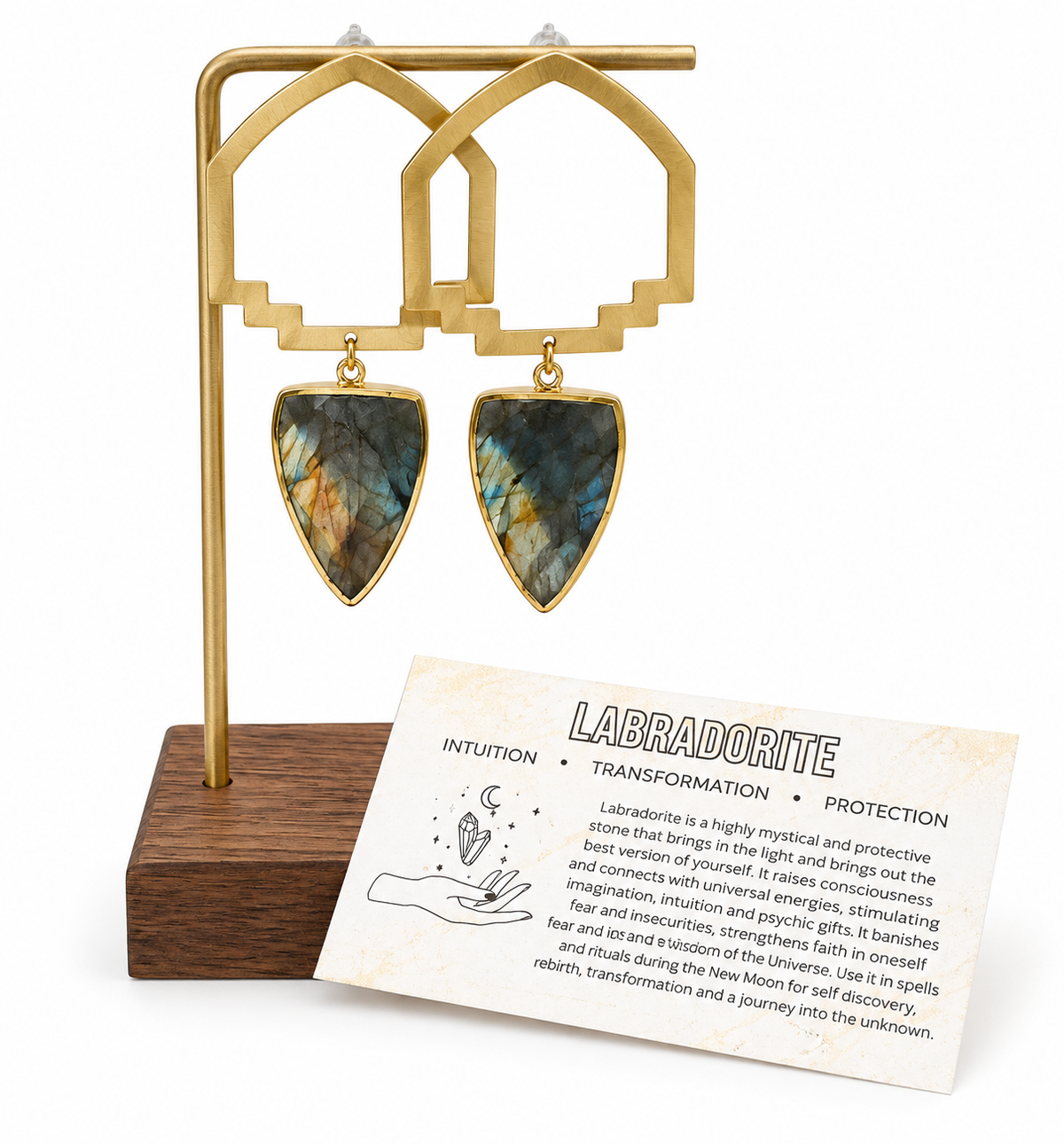 Mauve Earrings | Power + Intuition + Transformation + Protection