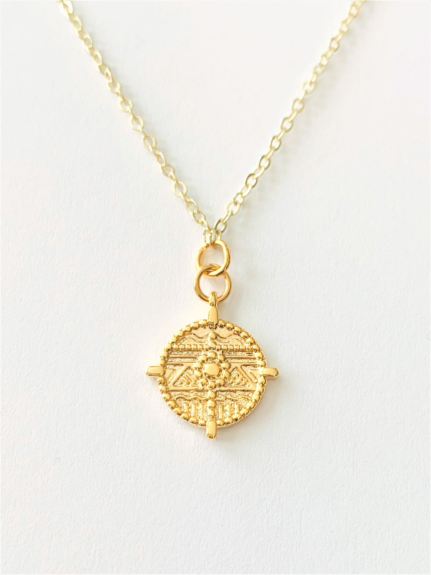 Medallion Pendant Necklace