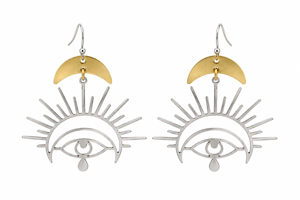 Akasha Earrings | Intuition + Protection