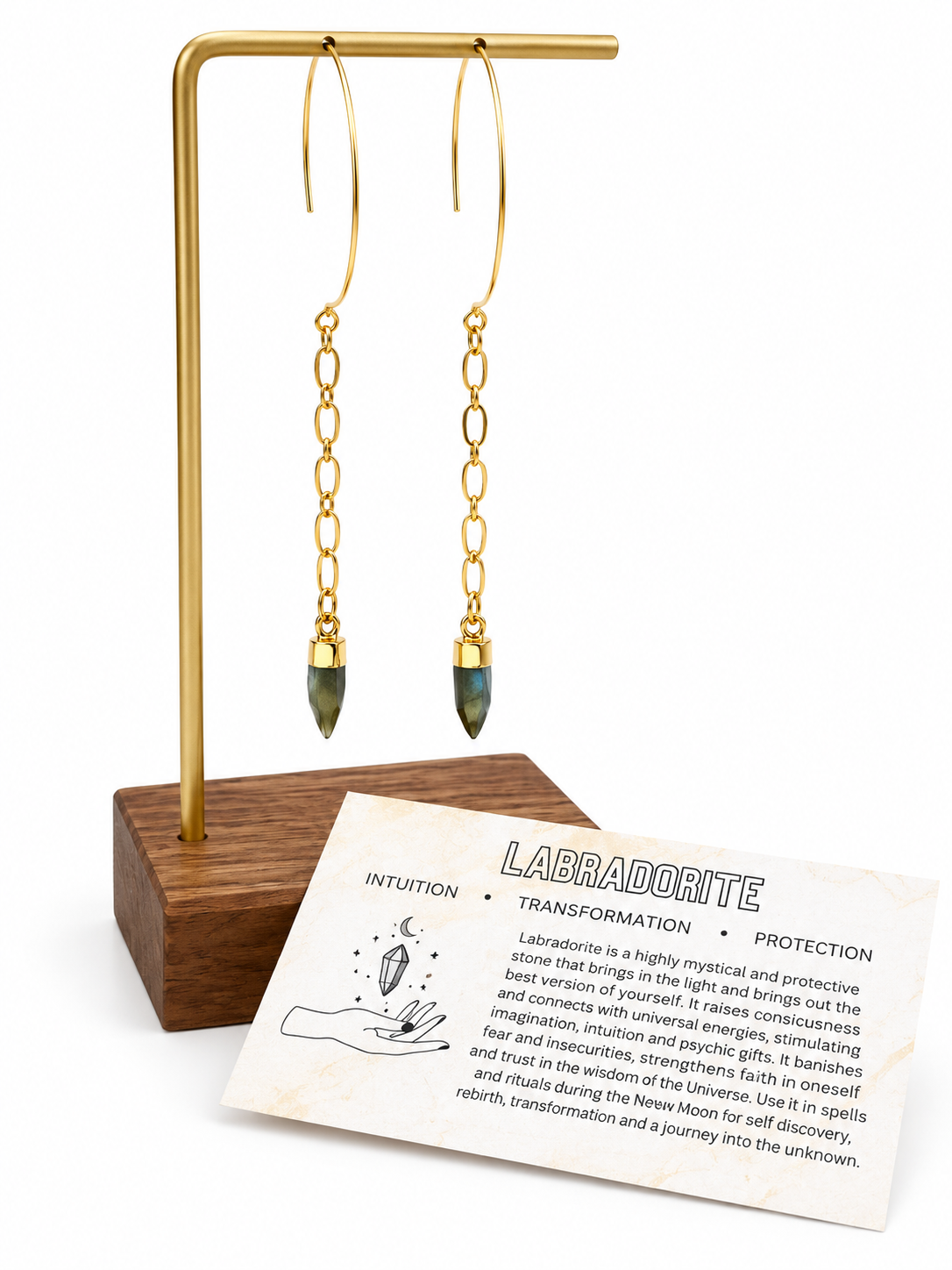 Belay Earrings | Intuition + Transformation + Protection