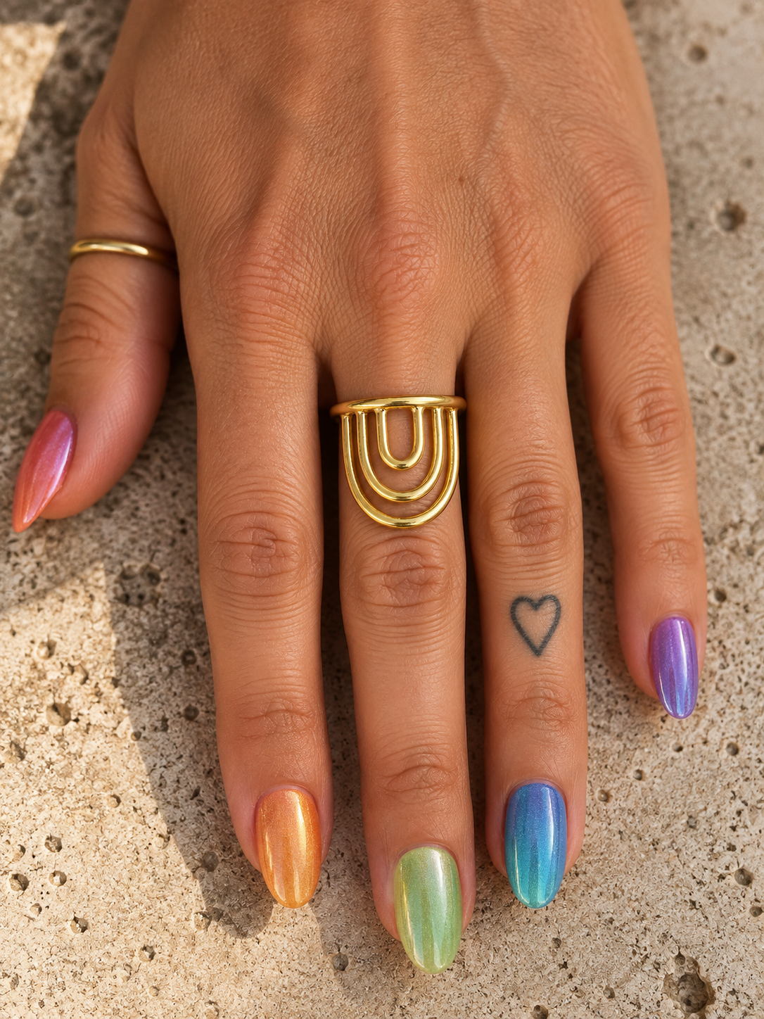 Modern Rainbow Ring | Abundance + Transformation