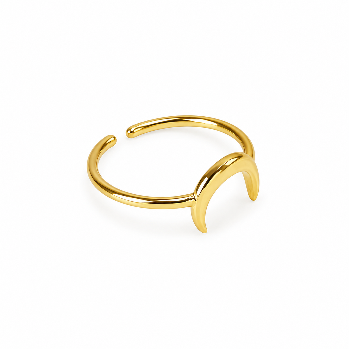 Crescent Moon Ring | Intuition + Transformation
