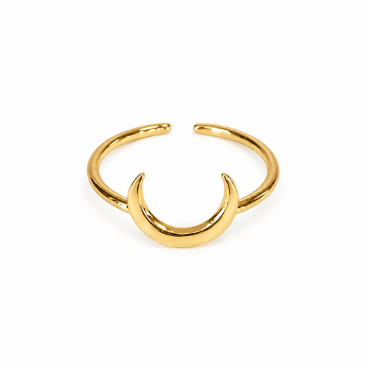 Crescent Moon Ring | Intuition + Transformation