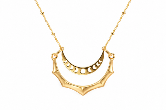 Lunesix Moon Phase Necklace | Intuition + Transformation