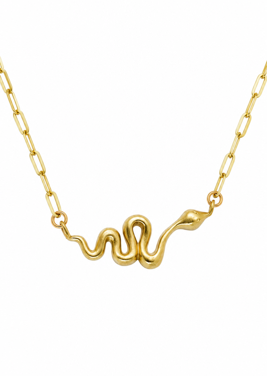 Angitia Snake Necklace | Transformation + Power