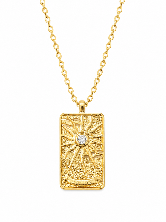 The Sun Tarot Necklace | Abundance + Power