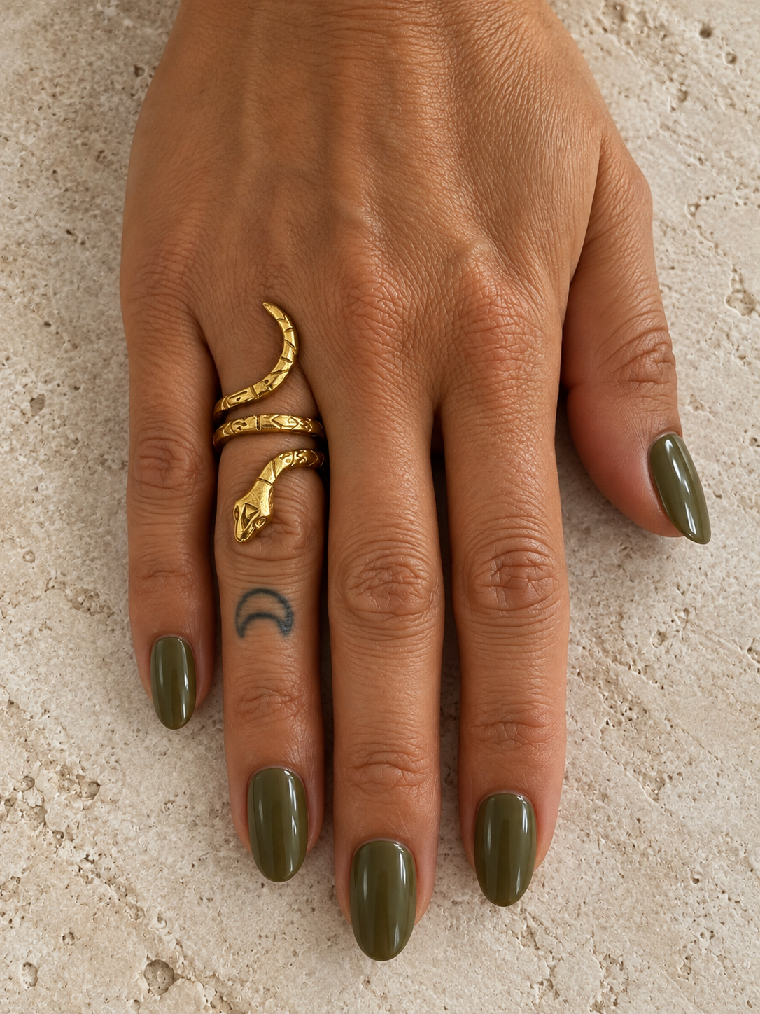 Looping Snake Ring | Transformation + Power