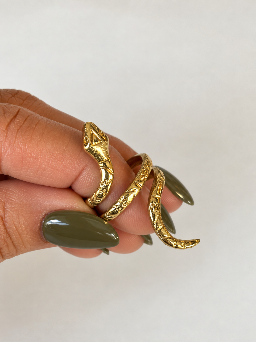 Looping Snake Ring | Transformation + Power