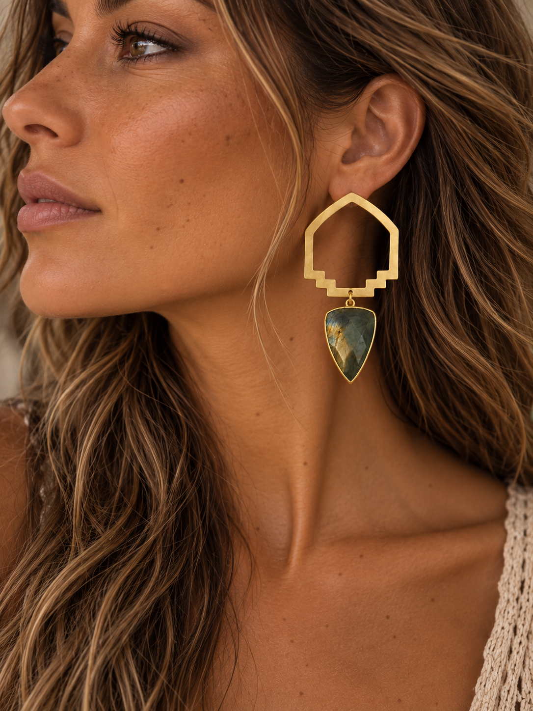 Mauve Earrings | Power + Intuition + Transformation + Protection