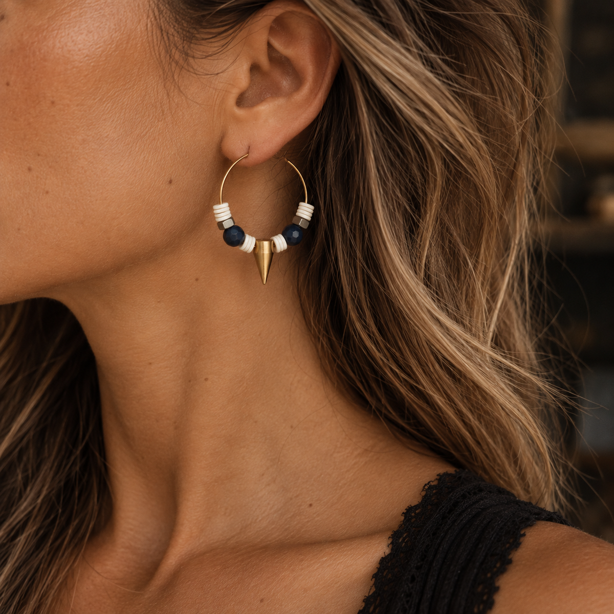 Spike Hoop Earrings | Protection + Power