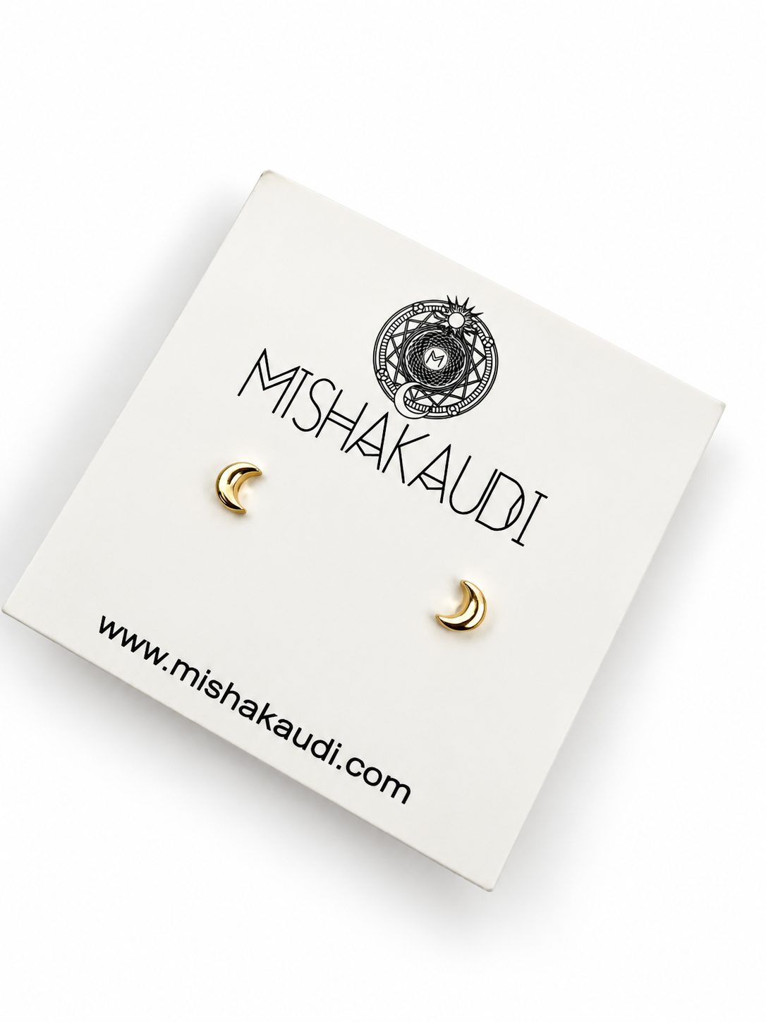 Mini Moon Post Earrings | Intuition + Transformation