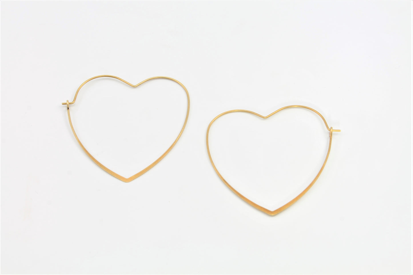 Heart Hoop Earrings