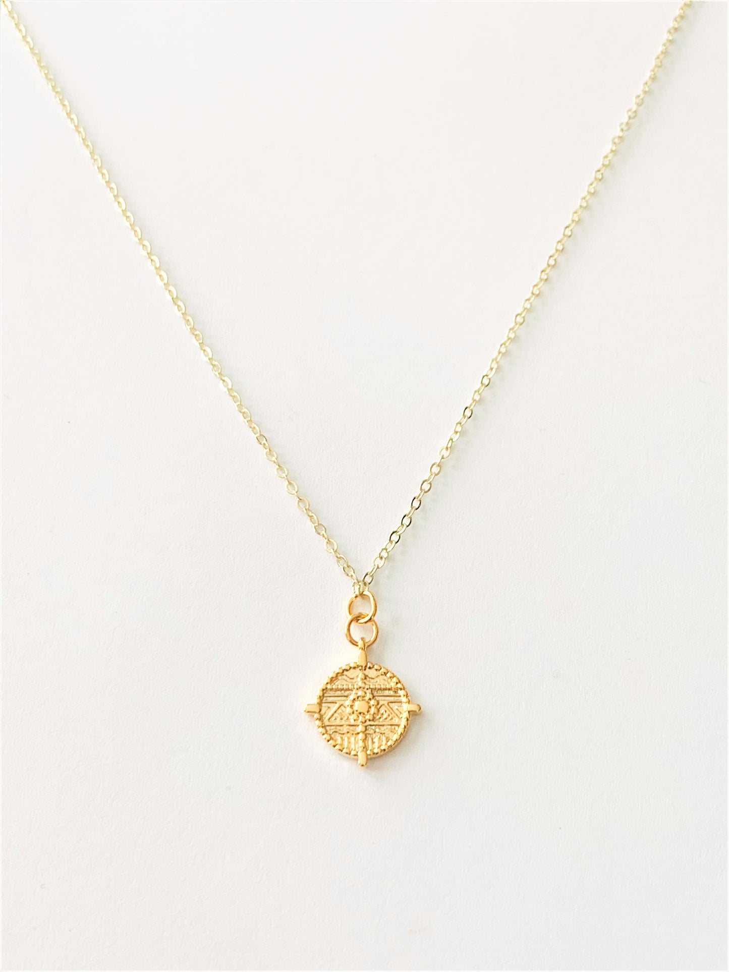 Medallion Pendant Necklace
