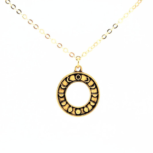 Moon Circle Necklace