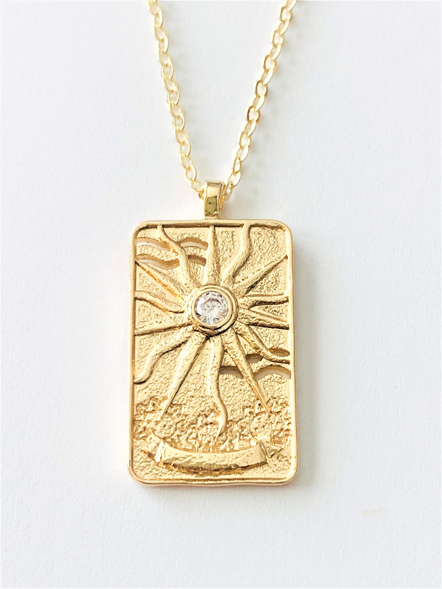 The Sun Tarot Necklace
