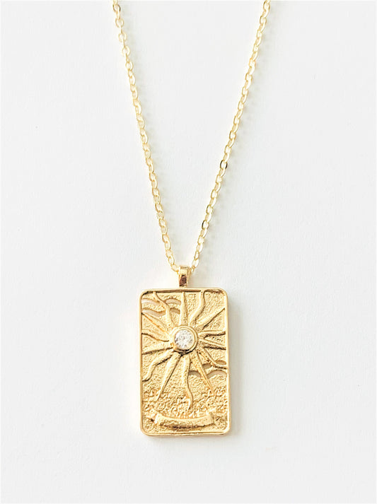 The Sun Tarot Necklace