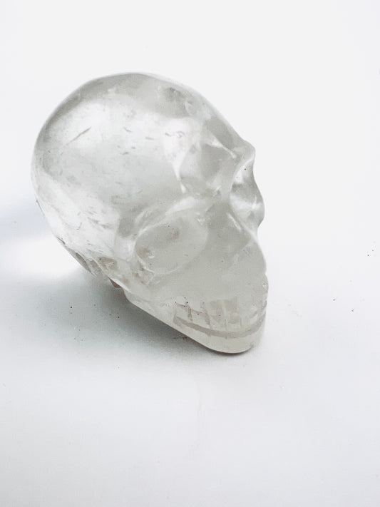 Clear Quartz Crystal Skull