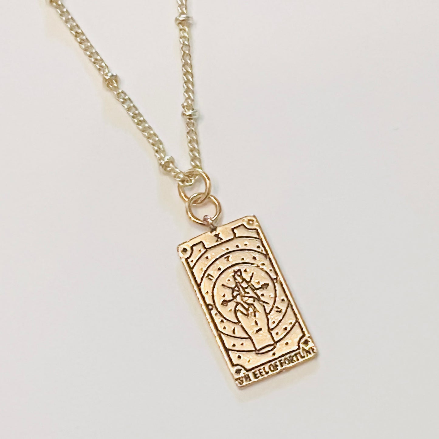 Wheel of Fortune Tarot Necklace