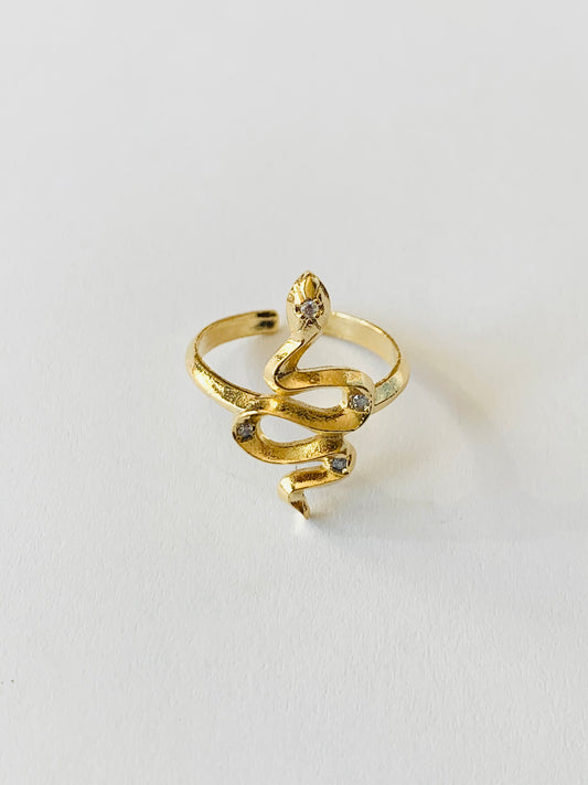 Snake Gem Ring