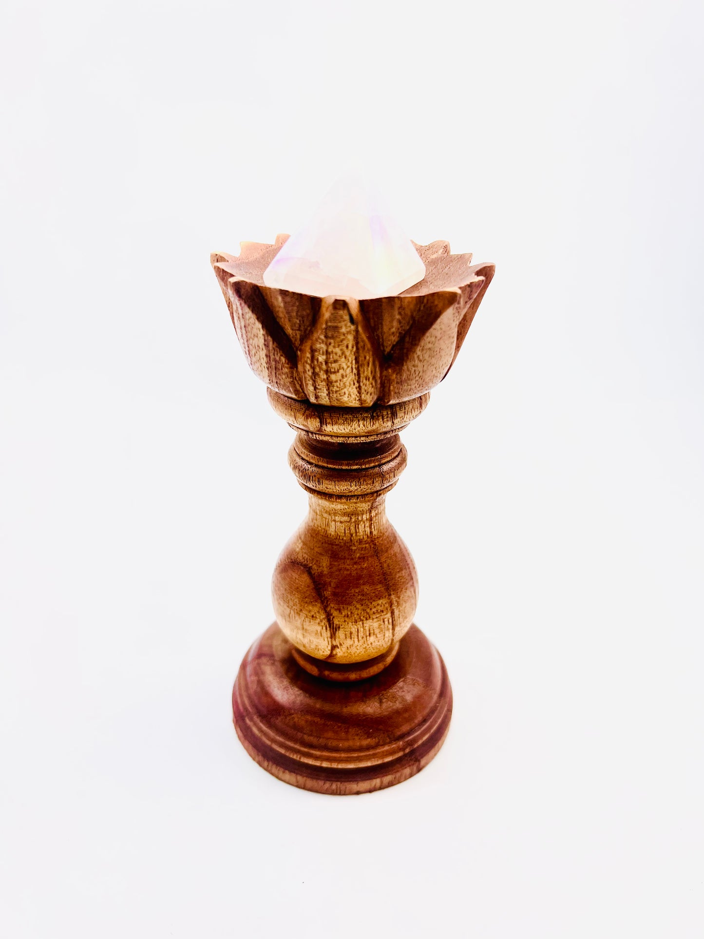 Wooden Crystal Stand