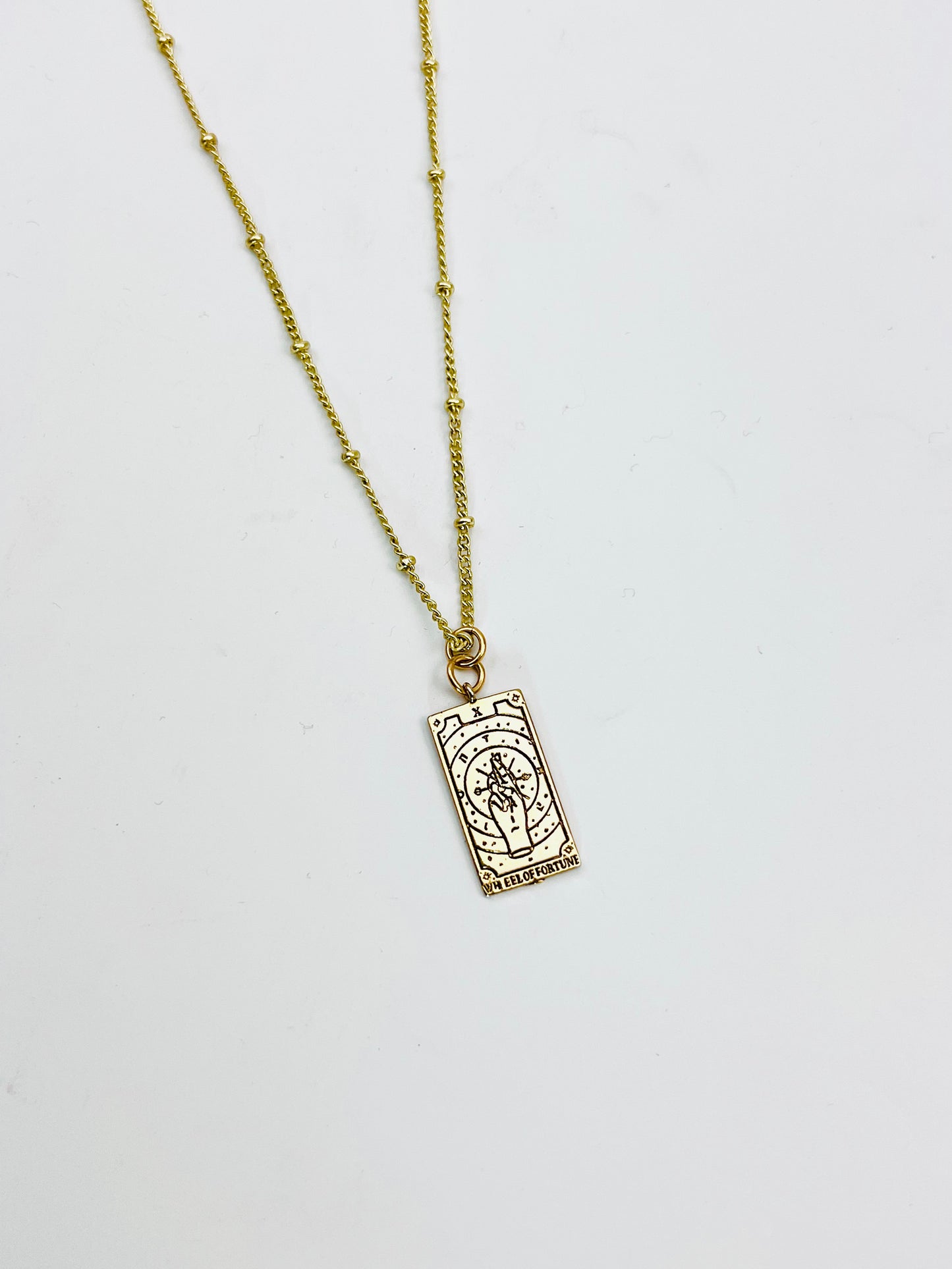 Wheel of Fortune Tarot Necklace