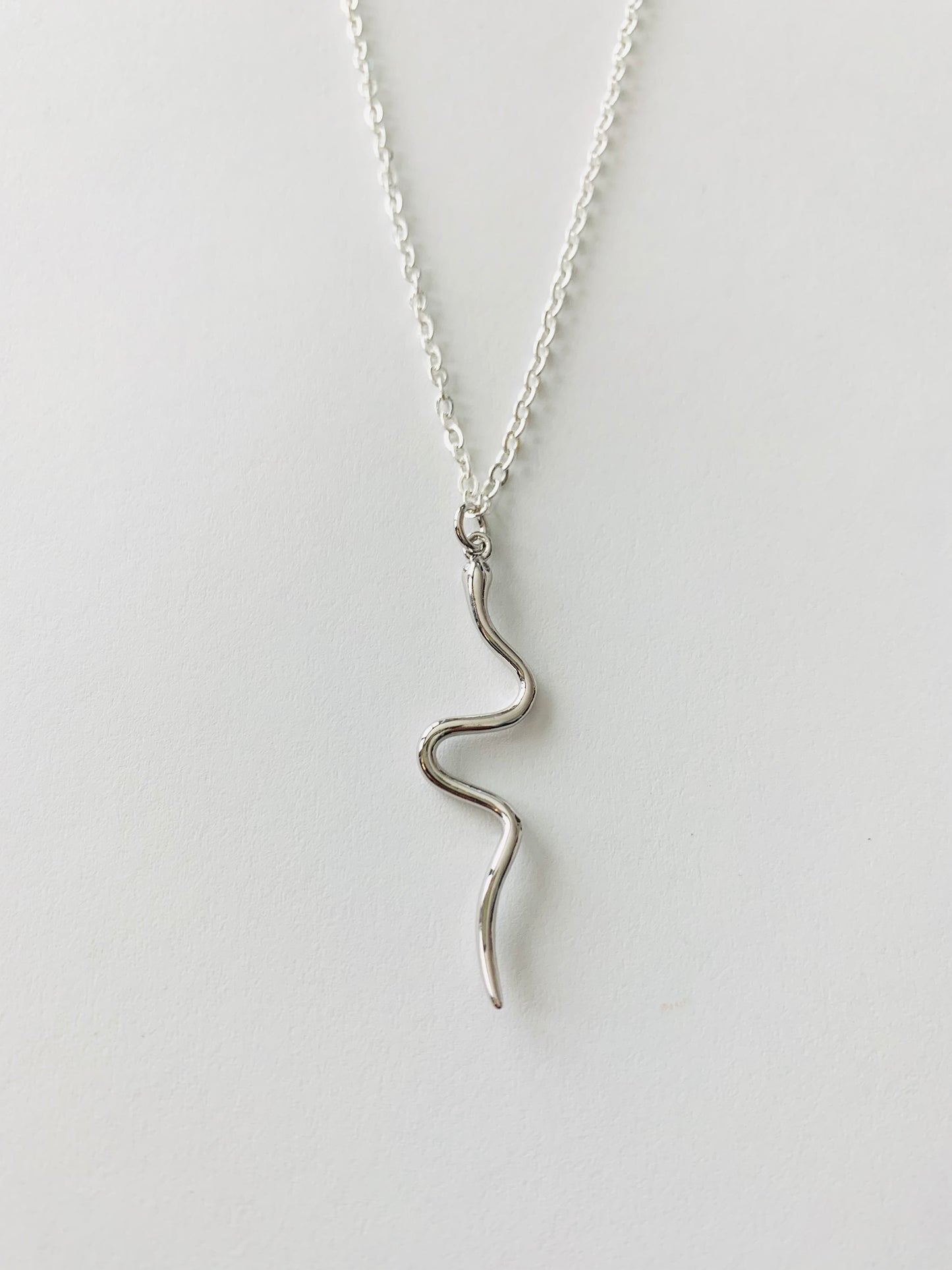 Silver Snake Necklace