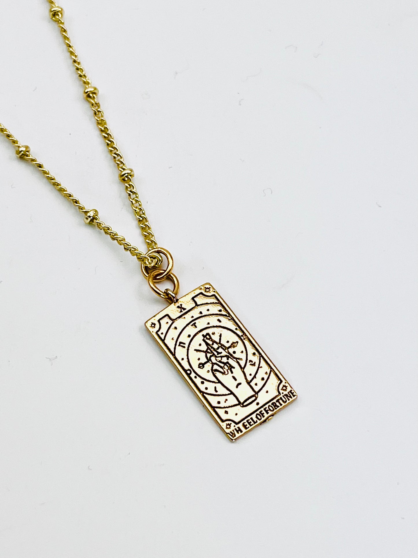 Wheel of Fortune Tarot Necklace