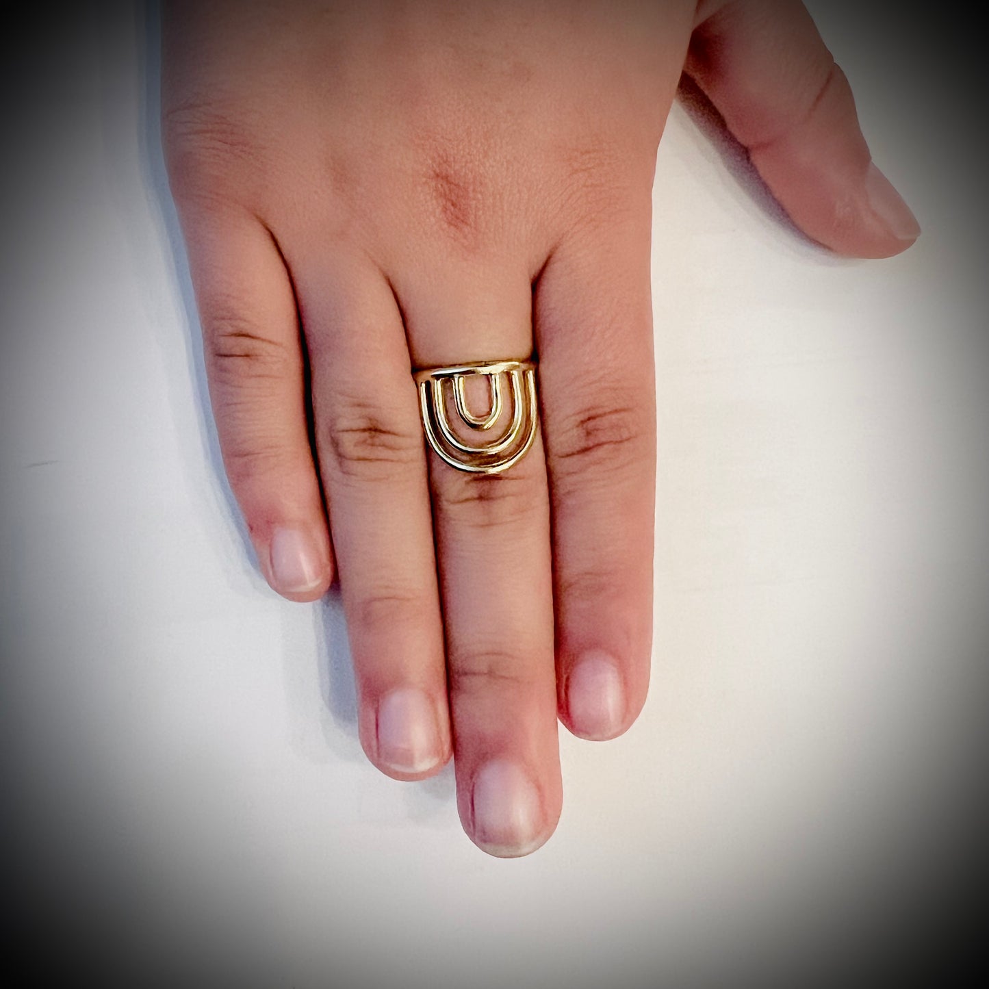Modern Rainbow Ring